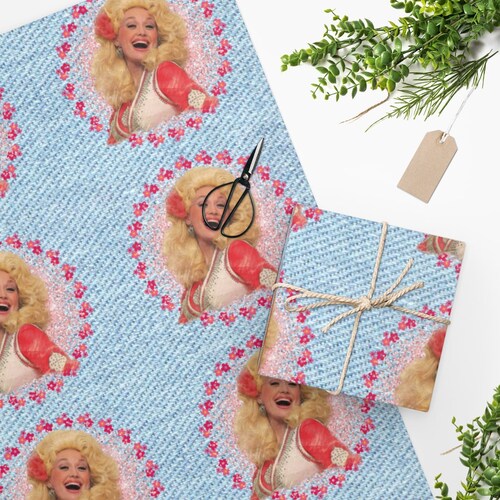 Dolly Parton Pink Wrapping Paper - Etsy