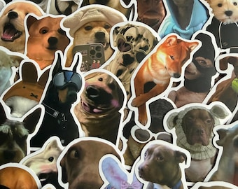 Cool Dog Sticker Set - Matte Vinyl Waterproof Decals