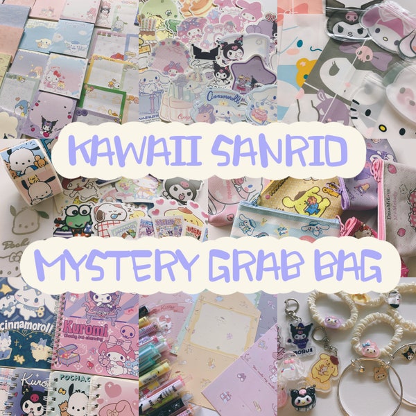 Kawaii Mystery Bag/Box/Bundle | Stationery, Journaling, Hair Accessories, Kawaii Gifts, Japanese Anime, Cute little things