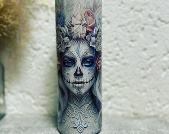 Thermobecher Glitzer La Catrina