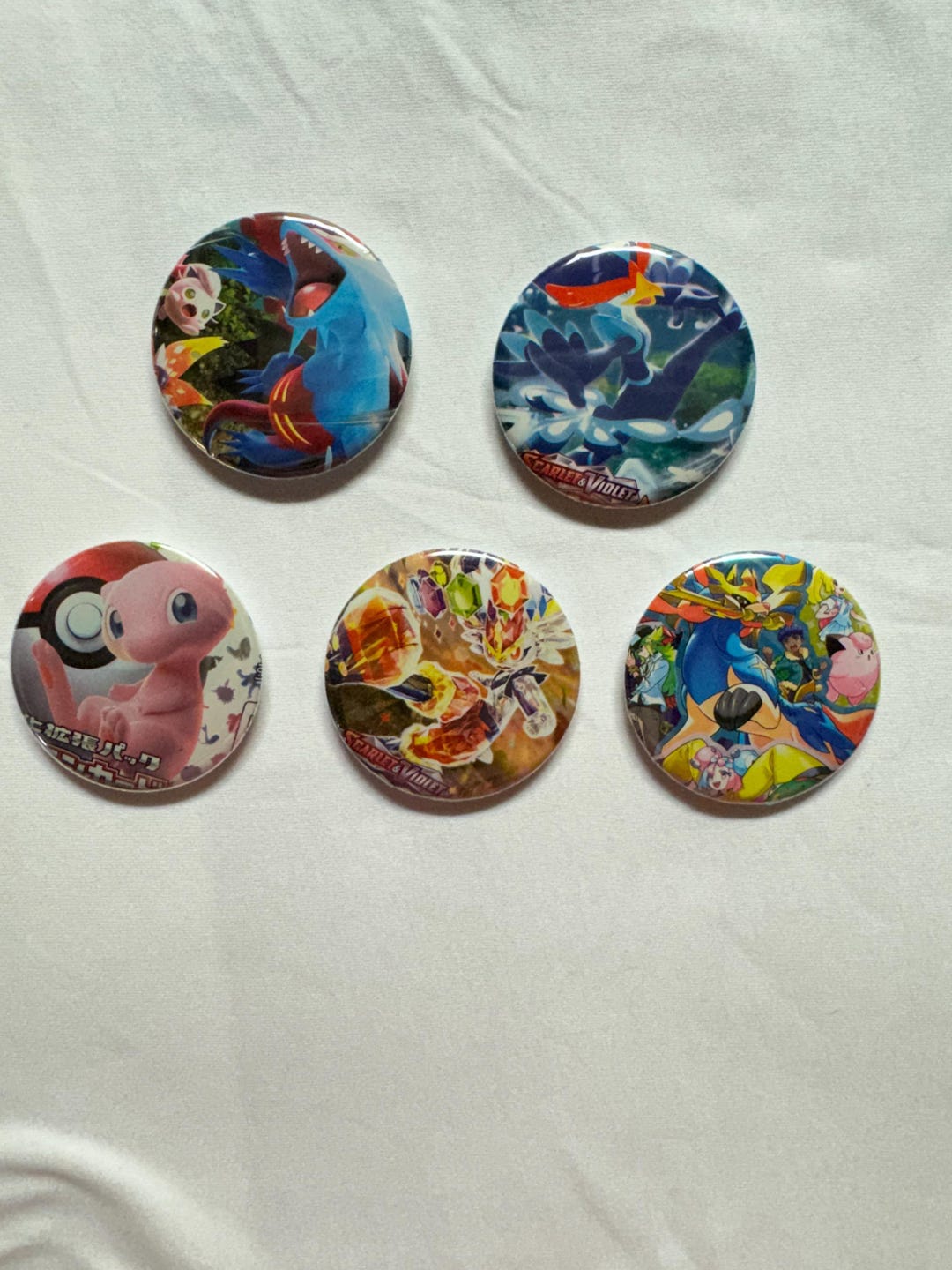 Pokemon Stack Pin 5 Pokemon Pin; Pokemon Button; Pokemon Badge; Pinback Button; Size ...