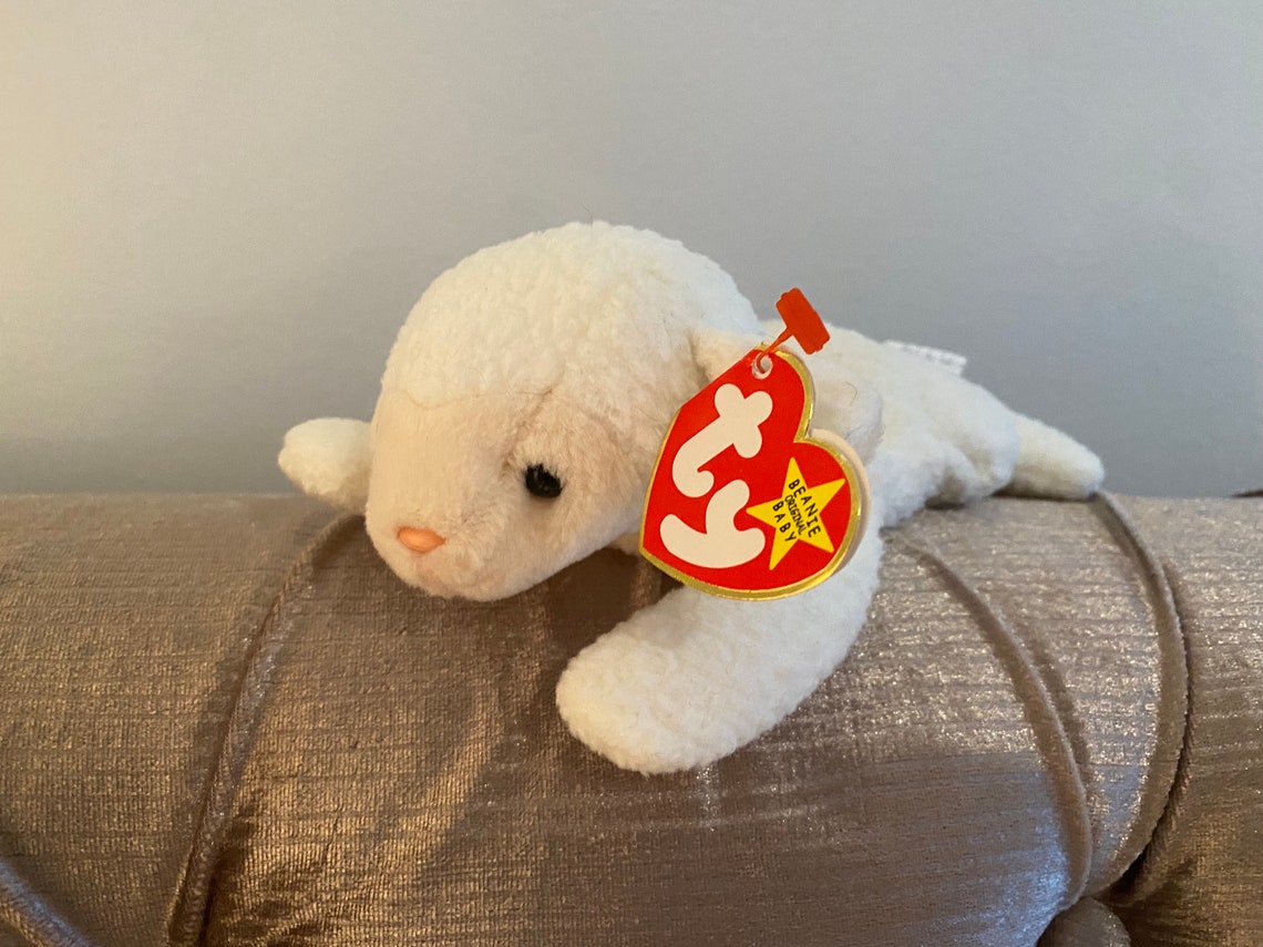 Ty Beanie Baby Fleece Lamb March 21, 1996 Etsy