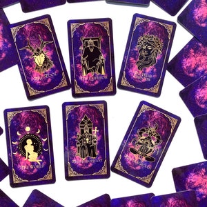 Bestseller Tarot deck, Tarot Deck 78 Cards, Wheel Of Fortune, Cute Tarot Deck, Unique Tarot Deck, Indie tarot deck