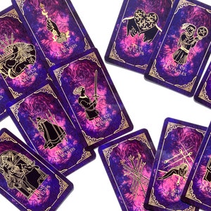 Bestseller Tarot deck, Tarot Deck 78 Cards, Wheel Of Fortune, Cute Tarot Deck, Unique Tarot Deck, Indie tarot deck