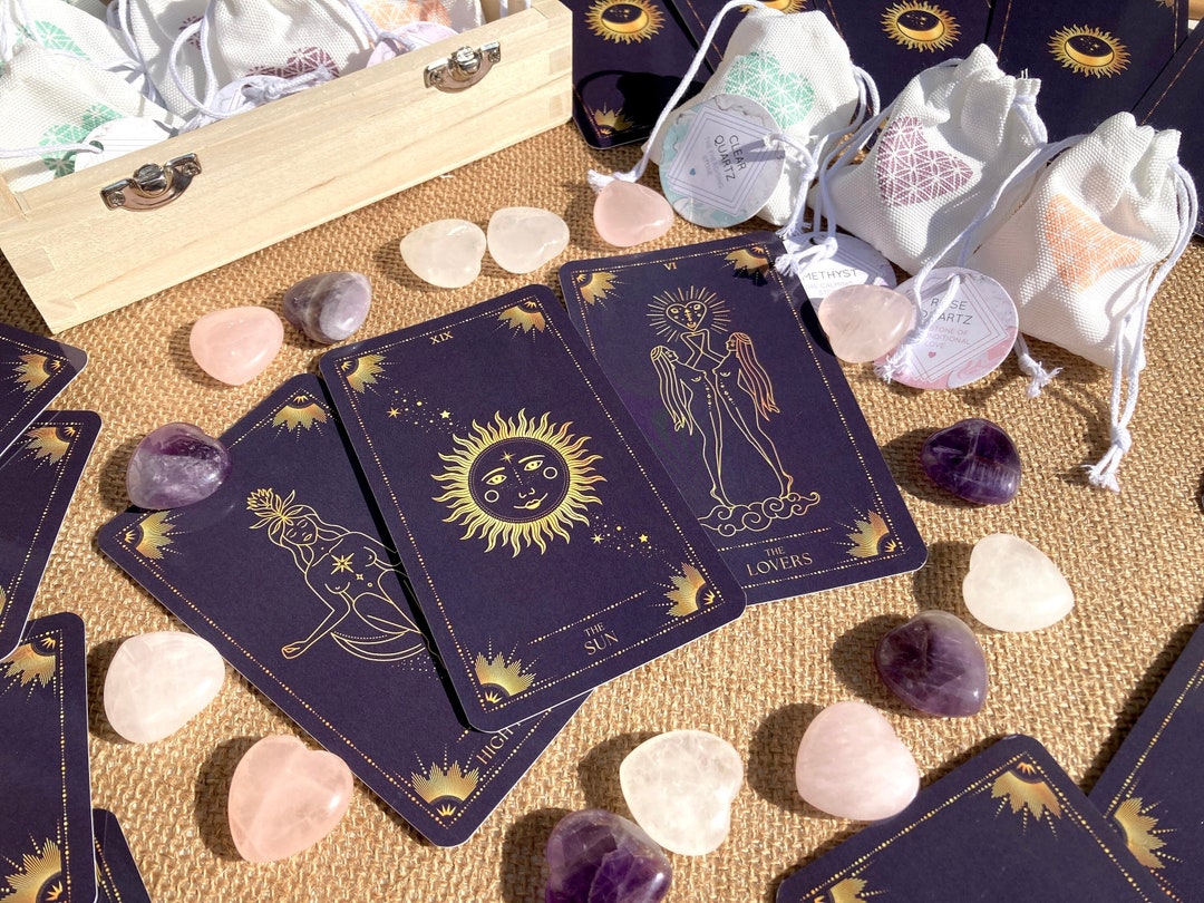 Waite Tarotkarten Mit Anleitung - 78 Rider Tarot Cards Für Schicksals Weissagung, Kartenspiele Für Partys, Tarot Karten Geeignet Für Anfänger & Erfahrene Spieler, Geheimnisvolles Geschenk Für Freund