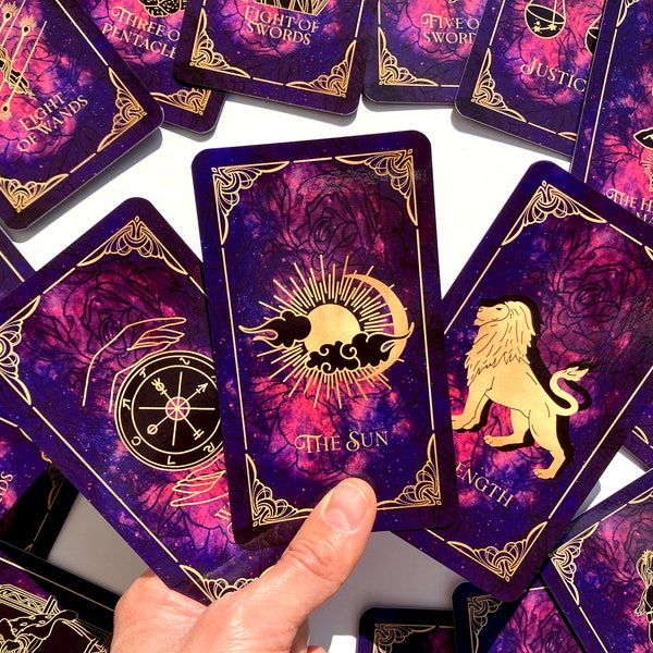 Bestseller Tarot Deck, Tarot Deck 78 Cards, Wheel Of Fortune, Cute Tarot Deck, Unique Tarot Deck, Oracle Cards, Tarot Card Deck