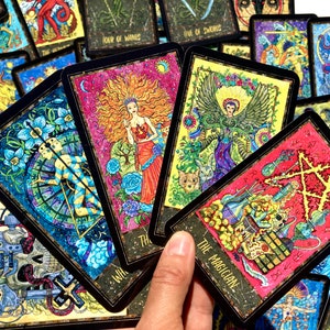 Tarot Deck 78 Karten, Glücksrad, Süßes Tarot Deck, Einzigartiges Tarot Deck, Orakel Karten, Tarot Karten Deck, Bestseller Tarot