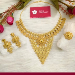 24 carat gold plated Indian/Pakistani/Dubai/Kuwaiti/African jewellery