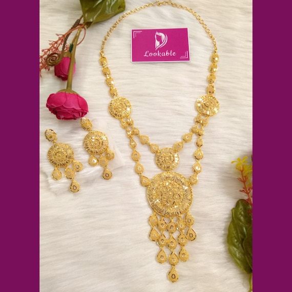 24 carat gold haram designs online
