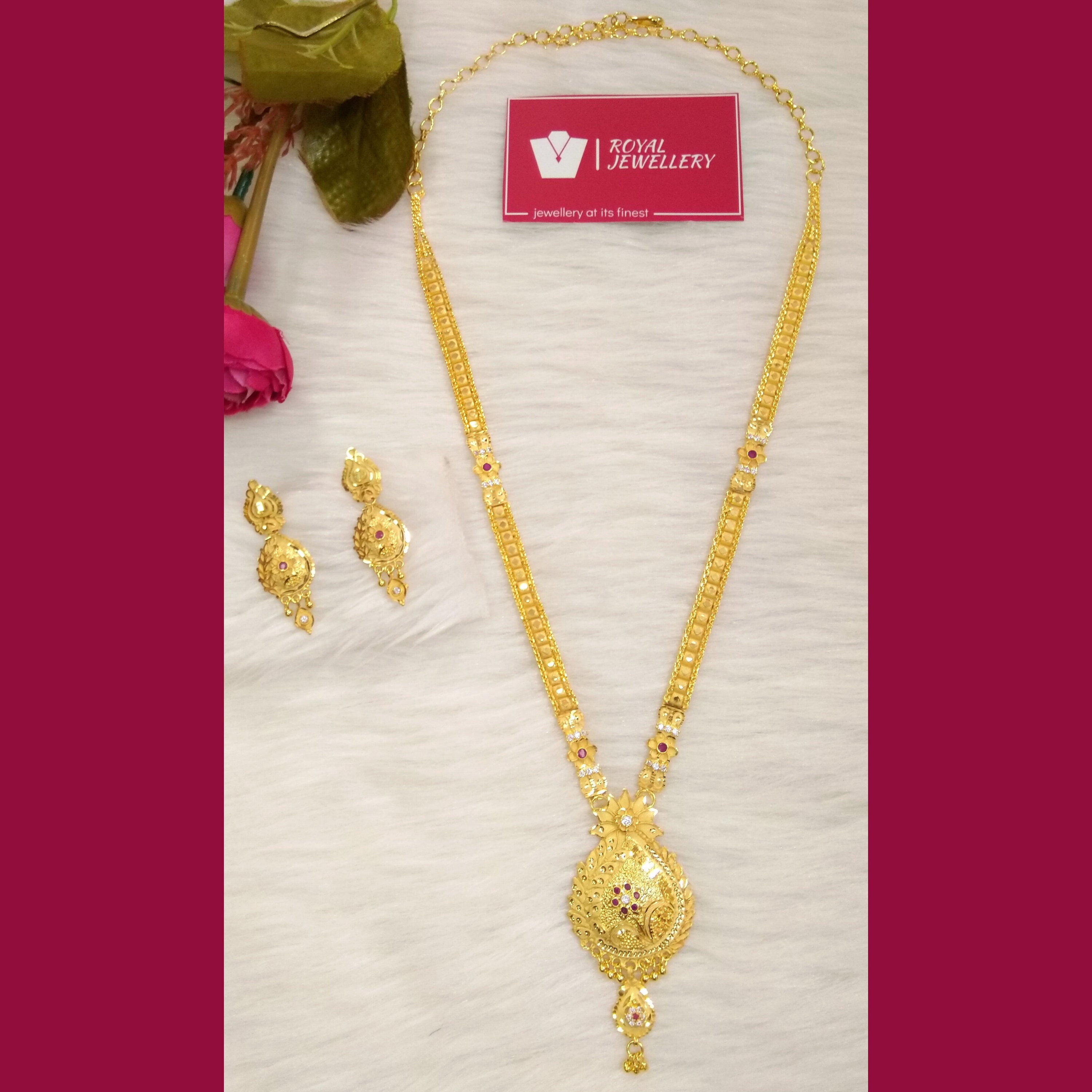 Simple haram deals designs in gold