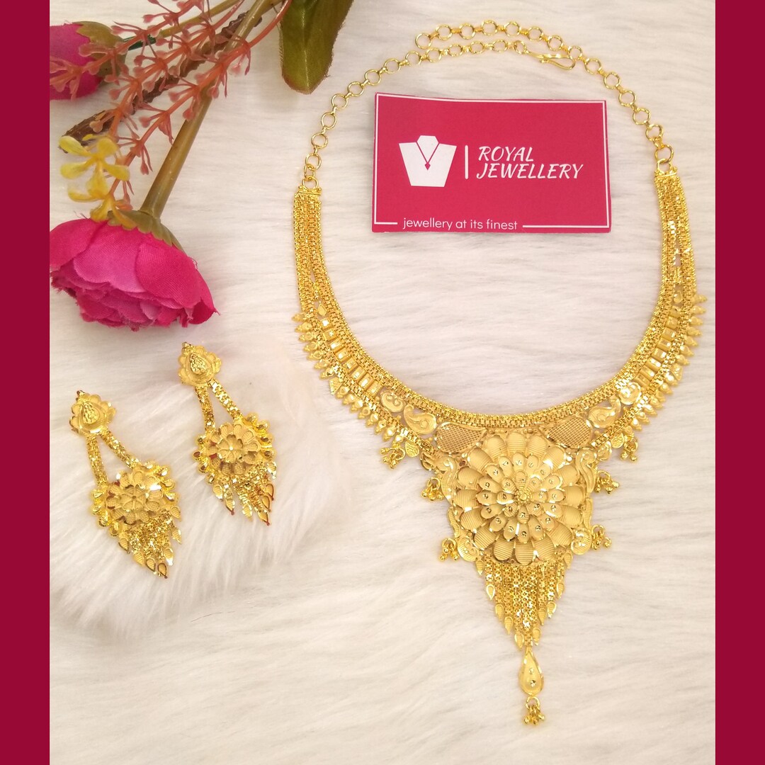 24 Carat Gold Plated Indian/pakistani/dubai/kuwaiti/african Jewellery