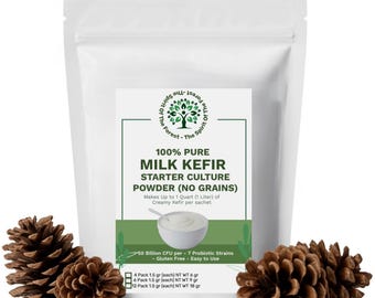 Organic Lebanese Milk Kefir Starter - Live Active Probiotic Cultures