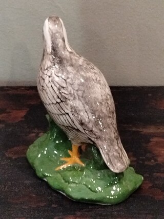 Portauovo Quail Ceramics Con Statuetta Gallina - Ceramica Dipinta A Mano, Regalo Originale Per La Tavola