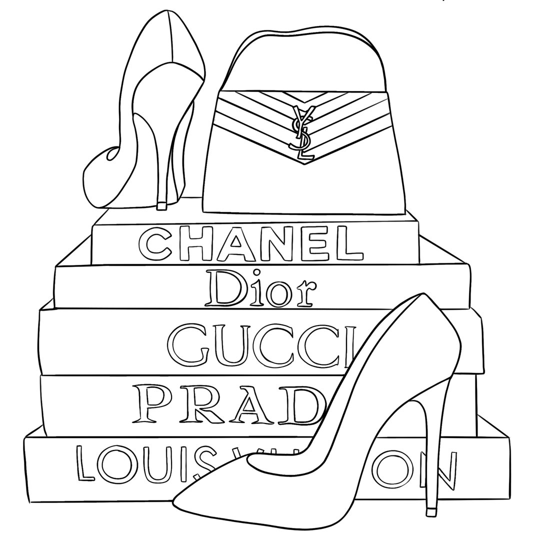 Pre Drawn Canvas Etsy