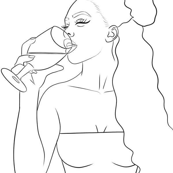 Sipping Wine