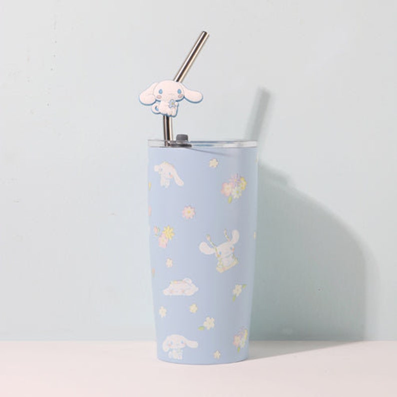 sanrio bottle cap with straw