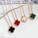 Clover Necklace - Four Leaf Clover Necklace - A Lovely Gift for her