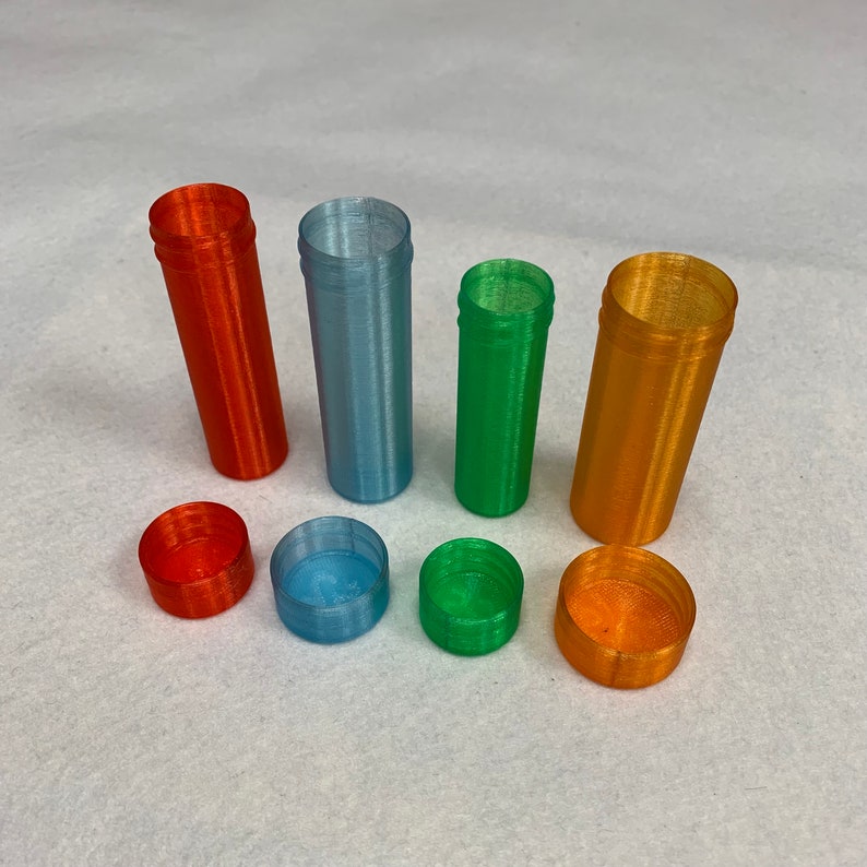 Simple US Coin Tubes Set of 4 Etsy
