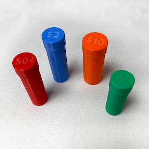 Simple US Coin Tubes - Set of 4