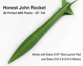 Honest John - Silnik D - Latający model rakiety
