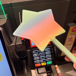 Różdżka do płacenia zbliżeniowo (STL), uchwyt na karty kredytowe Magic Wand STL – uchwyt teleskopowy (STL) | Druk 3D | Płatności zbliżeniowe zdjęcie 1
