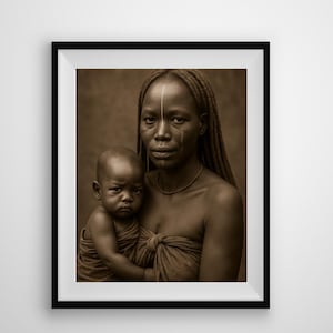 African art home decor : Black art for your living room,African Wall Art Prints, Living Room Wall Art, Afrocentric Female Portrait Art