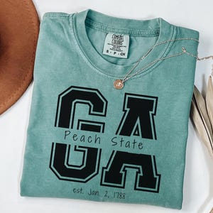 georgia peach shirt, georgia tee, georgia gifts, georgia love, georgia pride, georgia fan, georgia visitor, atlanta shirt, georgia tshirt