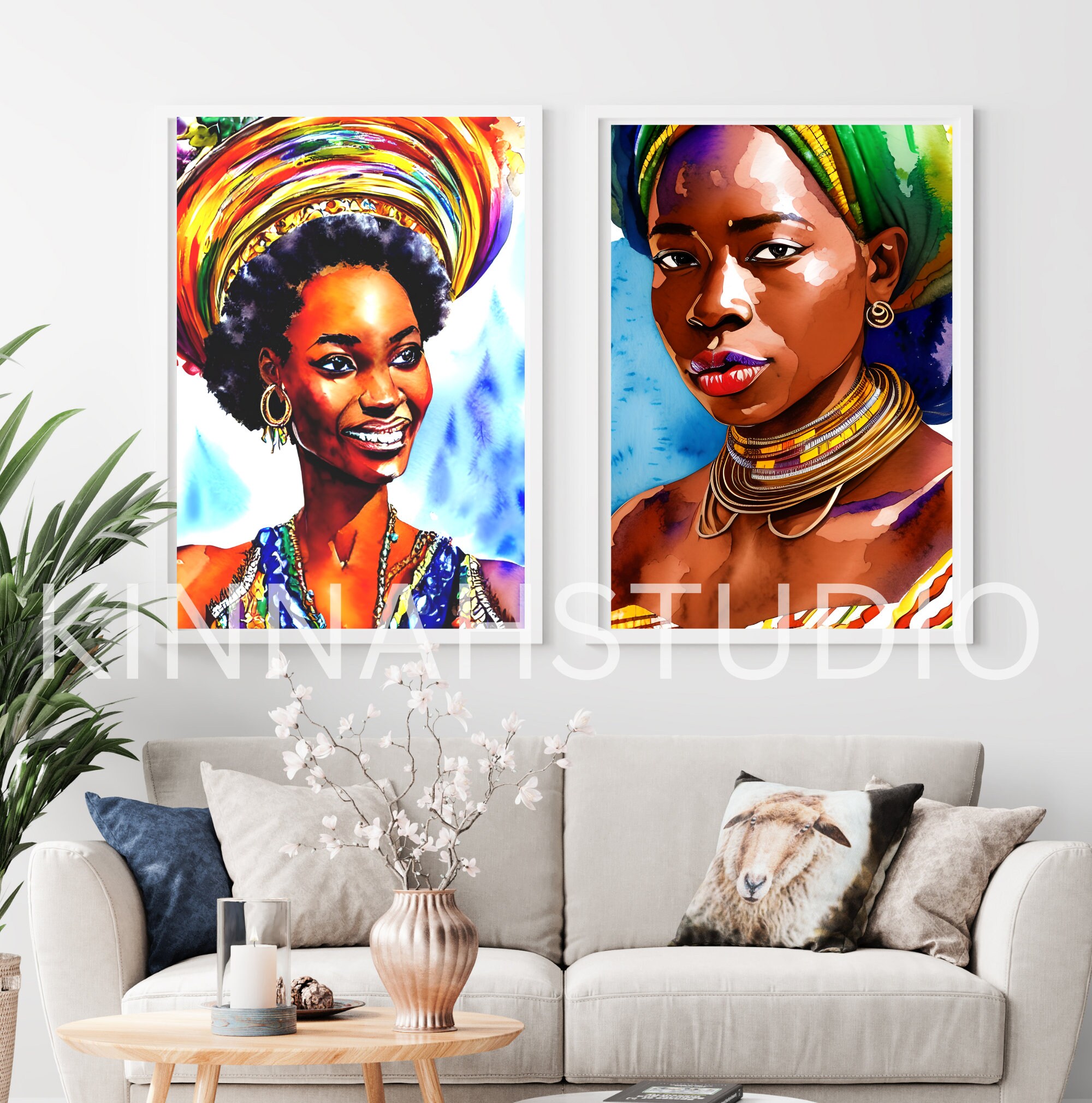 Vintage Black Family Art Black Art Vintage African Art Wall Etsy