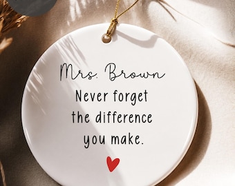 Teacher  Ornament listing template