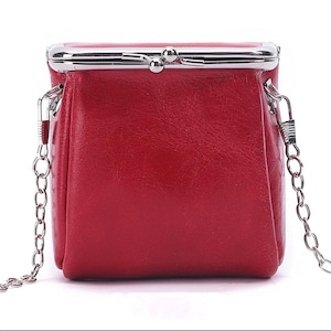 Personalized Small Leather Pouch Custom Coin Purse Small Earphone Case Monogram Pouches Leather Rosary Pouch