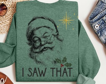 90er Jahre Weihnachtsmann T-Shirt, 90er Jahre Retro Shirt, Vintage Weihnachts T-Shirt, Teenager Weihnachtsgeschenk, Junge Männer Weihnachtsparty T-Shirt, Coole Weihnachten T-Shirt