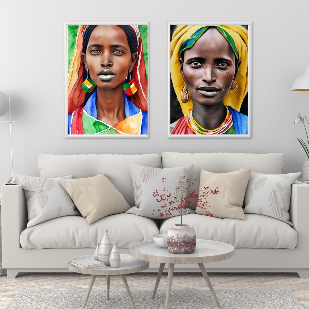 Ethiopian Decoration Art Print, Ethiopian Wedding Gifts, Ethiopian Wall