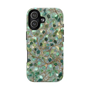 stain glass flowers custom phone case Personalized iPhone 17 16 15 14 13 12 Pro Max monogrammed phone with flower floral phone with initials image 8