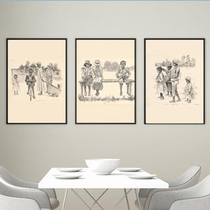 Art africain, art de garçon noir, art africain minimal, art de décoration murale, téléchargement imprimable, décoration d'intérieur africaine, art afro-américain