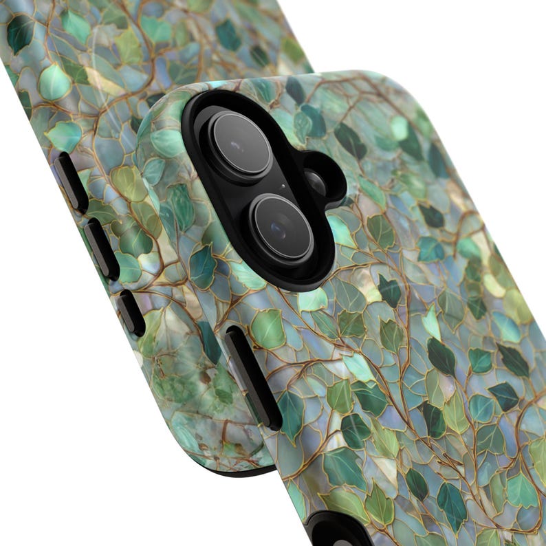 stain glass flowers custom phone case Personalized iPhone 17 16 15 14 13 12 Pro Max monogrammed phone with flower floral phone with initials image 9