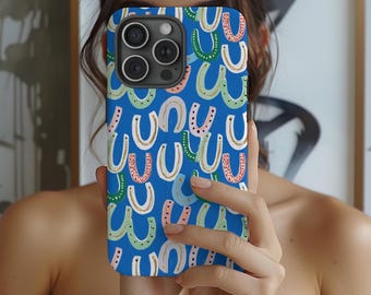 Custom Monogram Striped Phone Case, iPhone, Samsung, Google Pixel Protection