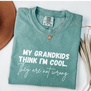 comfort colors cool grandpa shirt, promoted to grandpa, grandpa shirts, custom papa shirt,custom grandpa shirt, personalized grandpa