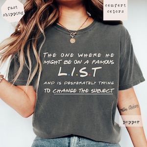 Comfort Colors Epstein gag gift, Trump Epstein Shirt, Anti Donald Trump Shirt, Epstein List Trump Shirt, Epstein Files Shirt, Anti Maga Tee