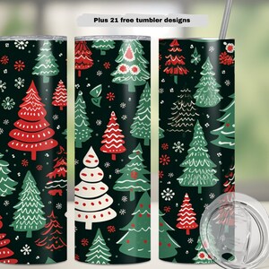 Vintage Christmas Tumbler Bundle, Xmas Tumbler Wrap, 20oz Sublimation Tumbler Designs, 20oz Skinny Straight Tumbler, Holiday Download PNG