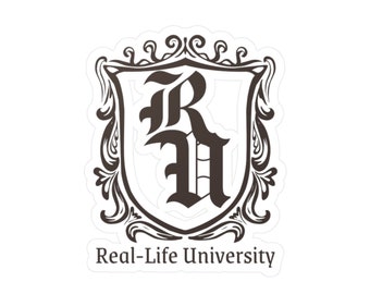 Decalcomanie in vinile Real Life University