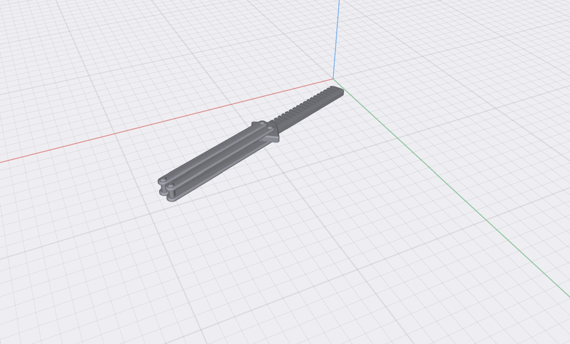 Yoru's Butterfly Knife 3D File Etsy Australia