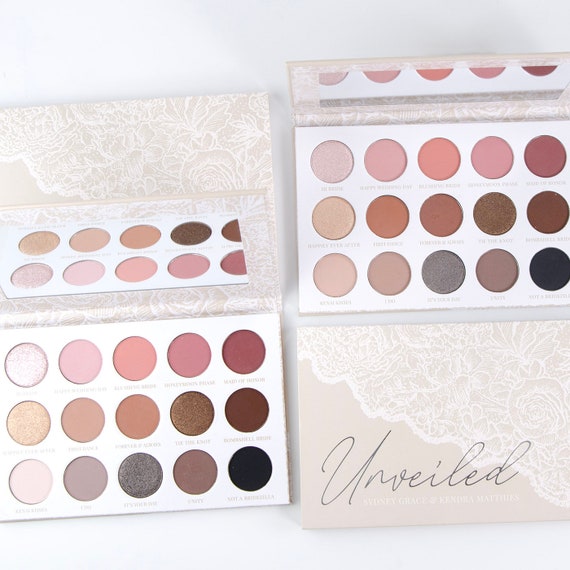 NEW Unveiled Bridal Makeup Palette by Kendra Matthies, 15 Pan