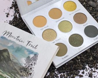 Mountain Trail, Eye Shadow Palette, 26mm Pans, Pressed Pigment Eye Makeup, Shimmer, Matte, Cruelty-Free, Vegan, Long-Lasting