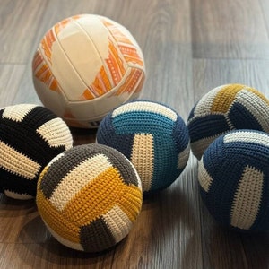Crochet Volleyball Digital Pattern PDF - Realistic and Fun - 18.5 Inches Circumference
