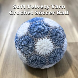Crochet Soccer Ball Pattern PDF – Soft and Velvety – 22 Inches (56 cm)