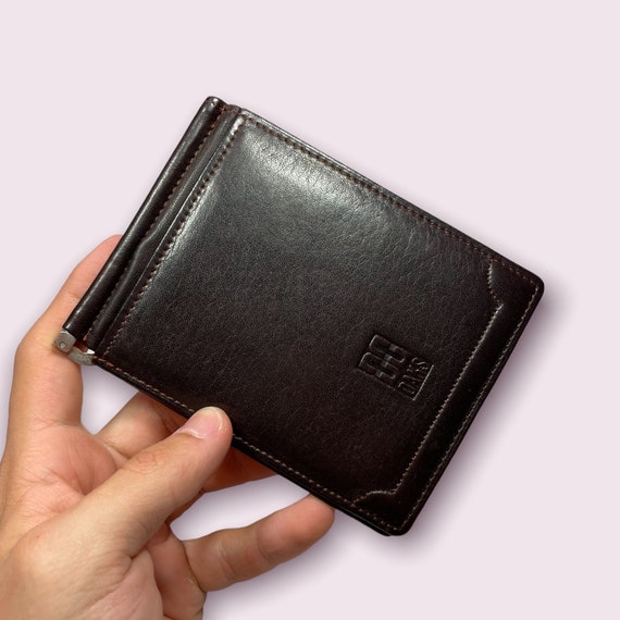 ★DAKS★Brown Bear Check Coin wallet ★ Justin Brown Lone Star Western Checkbook Wallet | Pinto Ranch