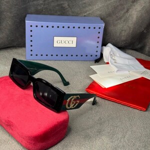 gucci rectangle sunglasses