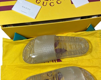 Gucci x Adidas Slides