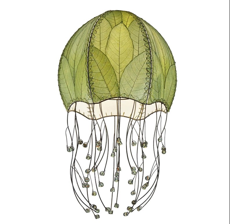 Jellyfish Hanging Pendant Light Etsy