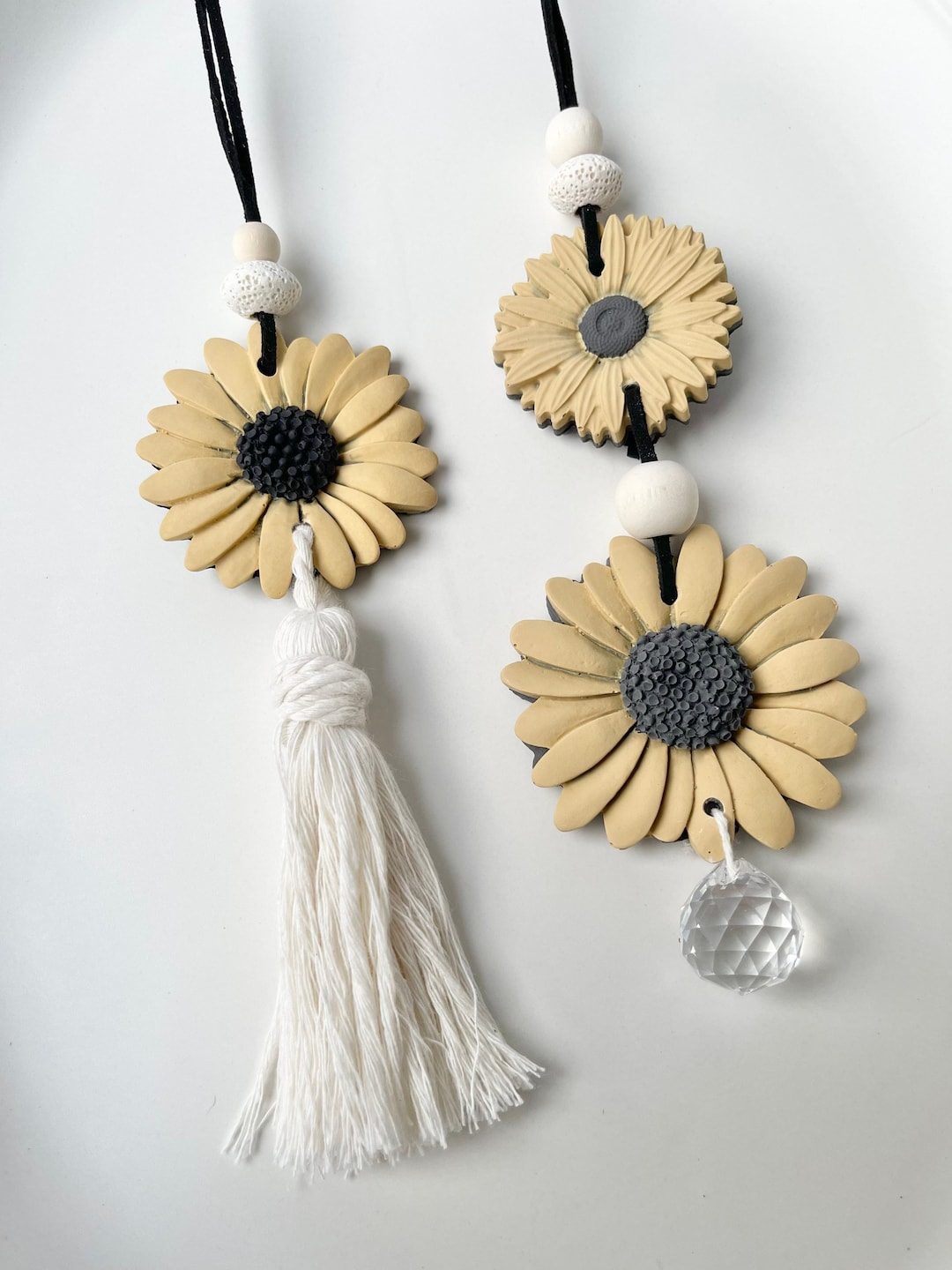 Sunflower Car Diffuser, Sunflower Ornament, Essential Oil Diffuser